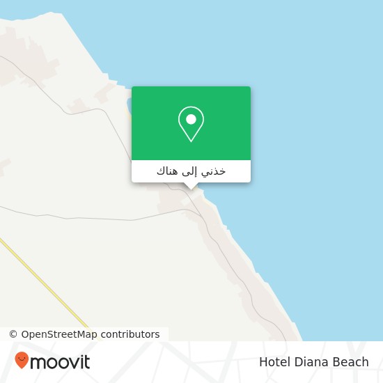 خريطة Hotel Diana Beach