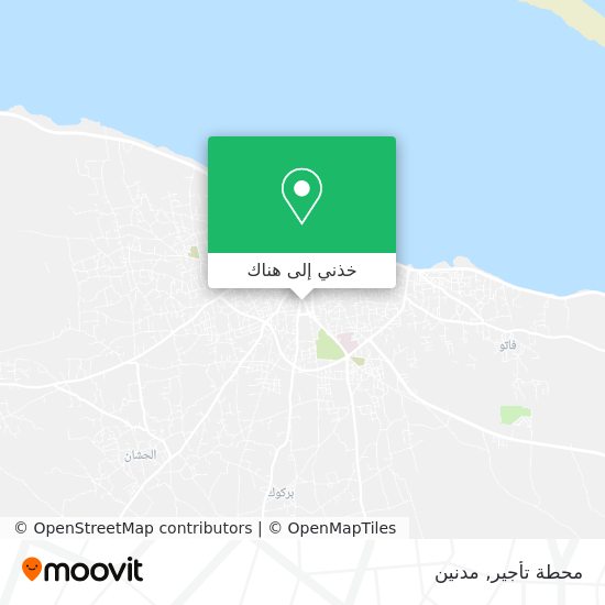 خريطة محطة تأجير