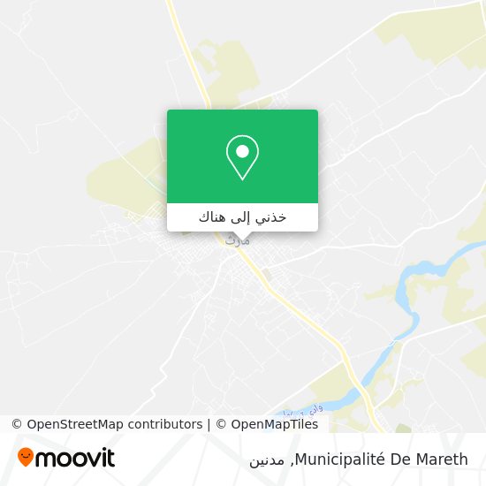 خريطة Municipalité De Mareth
