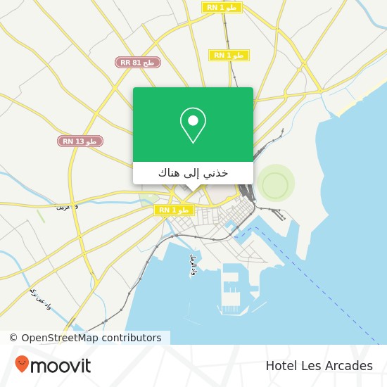 خريطة Hotel Les Arcades