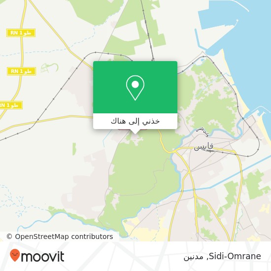 خريطة Sidi-Omrane