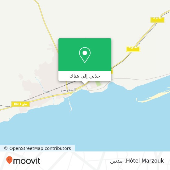خريطة Hôtel Marzouk
