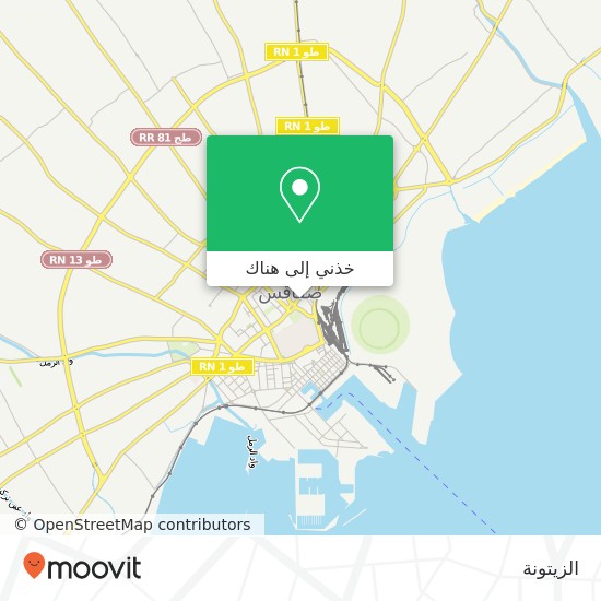 خريطة الزيتونة
