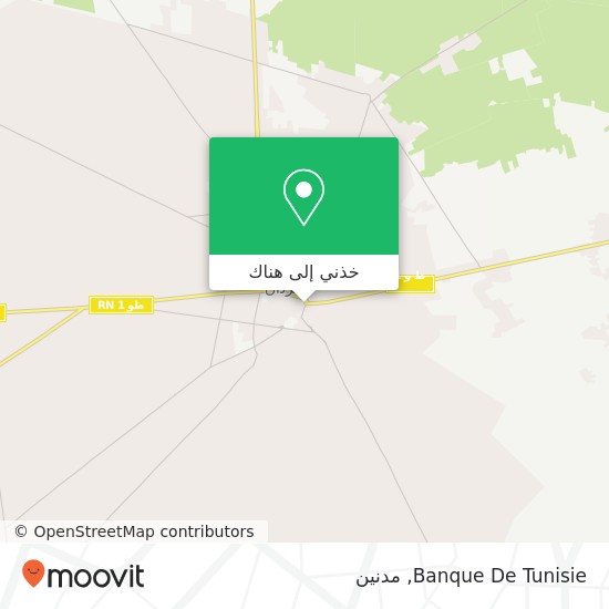 خريطة Banque De Tunisie