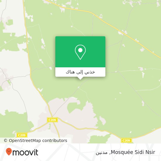 خريطة Mosquée Sidi Nsir
