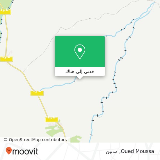 خريطة Oued Moussa
