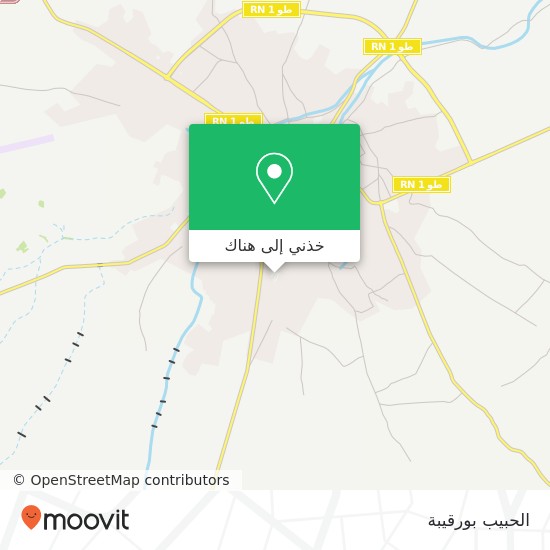 خريطة الحبيب بورقيبة
