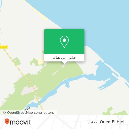 خريطة Oued El Hjel