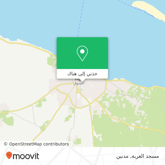 خريطة مسجد الغربة