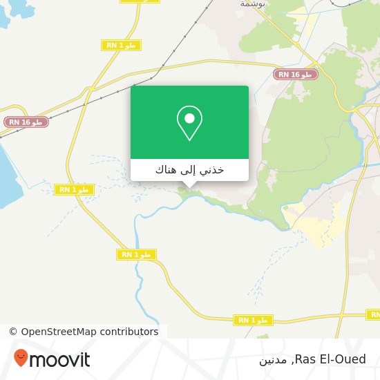 خريطة Ras El-Oued