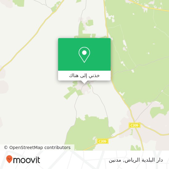 خريطة دار البلدية الرياض