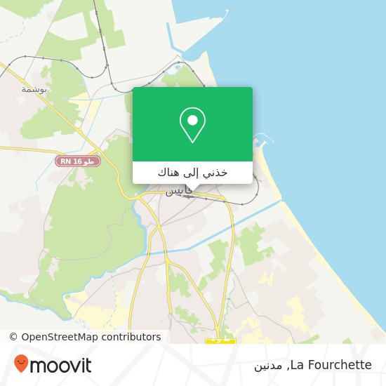 خريطة La Fourchette