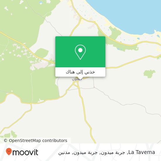 خريطة La Taverna, جربة ميدون, جربة ميدون