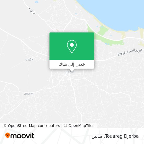 خريطة Touareg Djerba