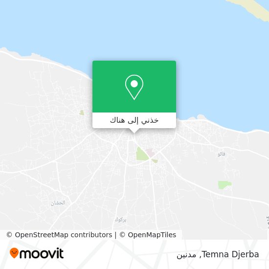 خريطة Temna Djerba