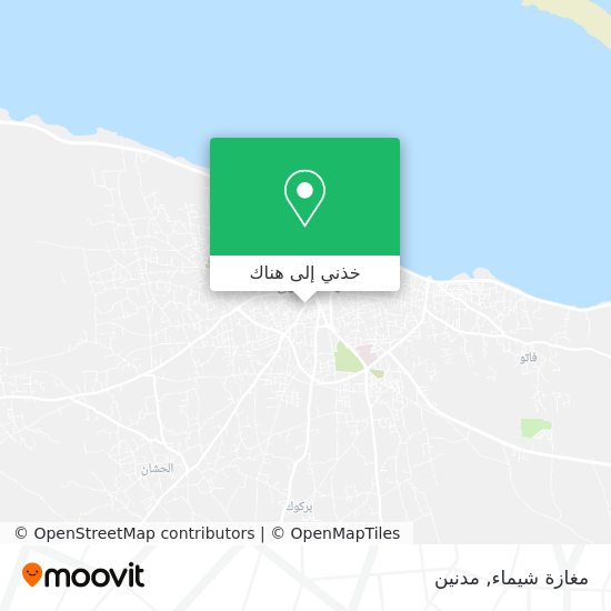خريطة مغازة شيماء