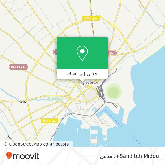 خريطة Sanditch Midou+