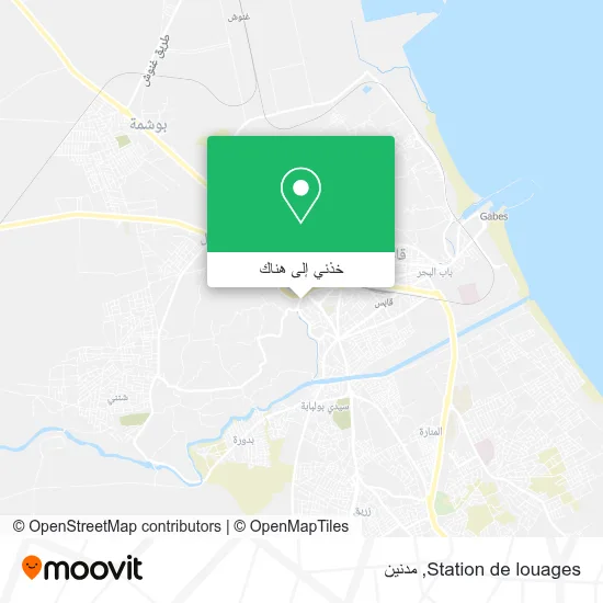 خريطة Station de louages