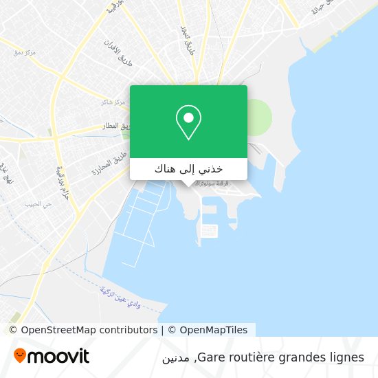 خريطة Gare routière grandes lignes