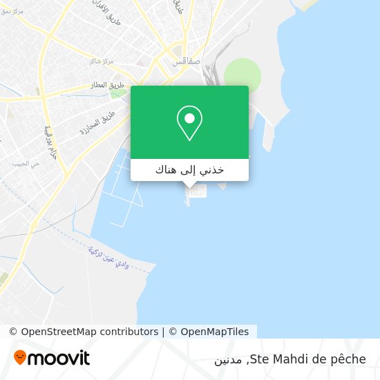 خريطة Ste Mahdi de pêche