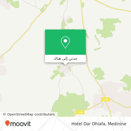 خريطة Hotel Dar Dhiafa