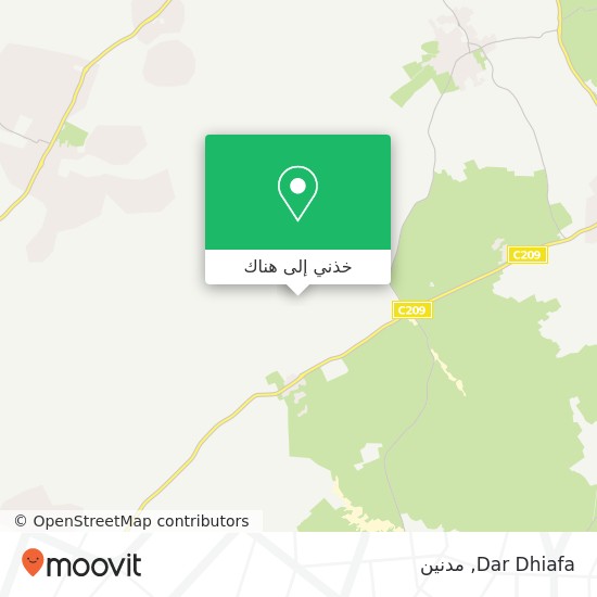 خريطة Dar Dhiafa