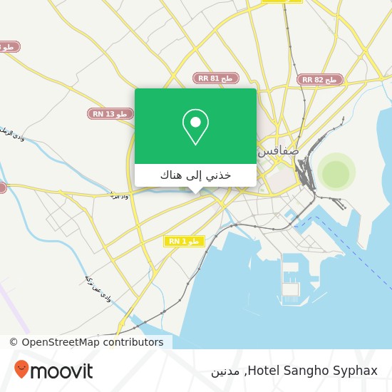 خريطة Hotel Sangho Syphax