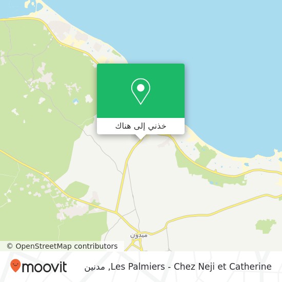 خريطة Les Palmiers - Chez Neji et Catherine
