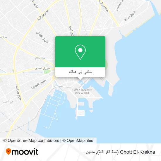 خريطة Chott El-Krekna (شط القراقنة)