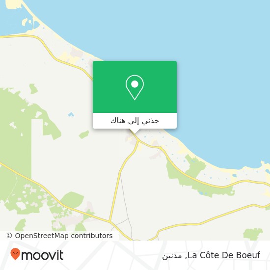 خريطة La Côte De Boeuf
