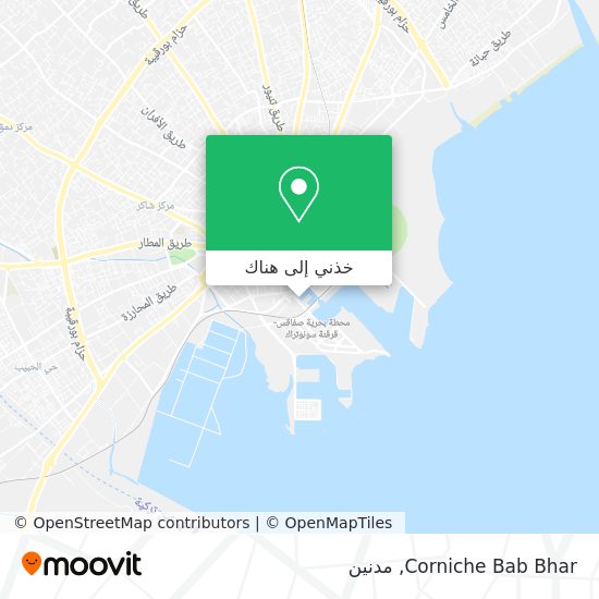 خريطة Corniche Bab Bhar