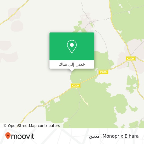 خريطة Monoprix Elhara