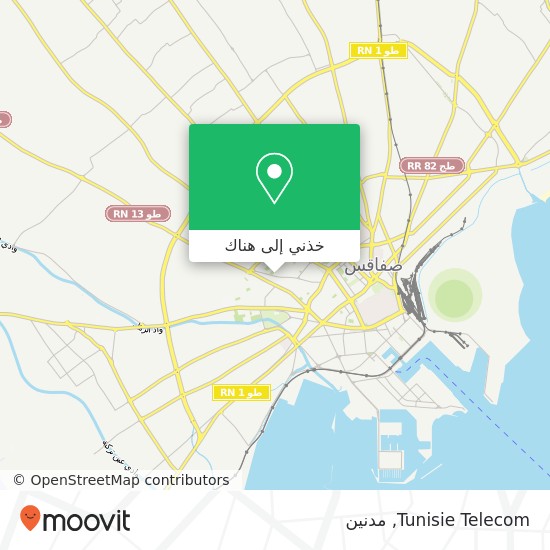 خريطة Tunisie Telecom