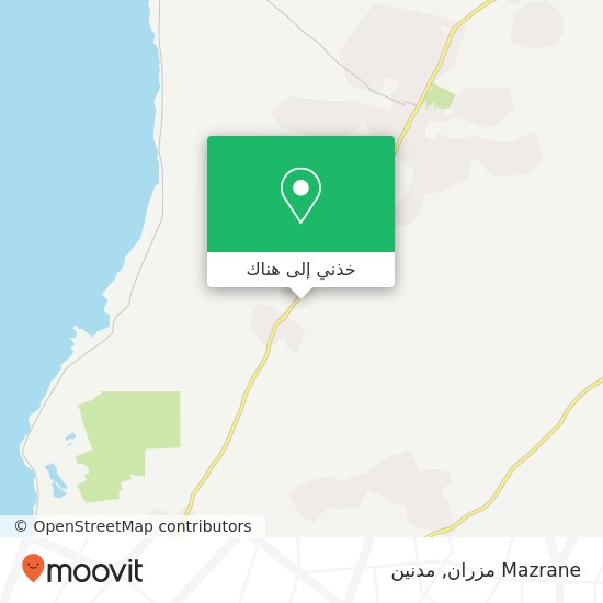 خريطة Mazrane مزران