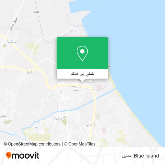 خريطة Blue Island