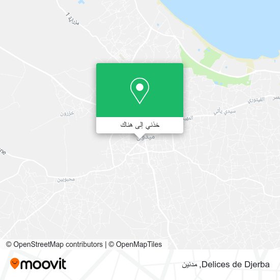 خريطة Delices de Djerba