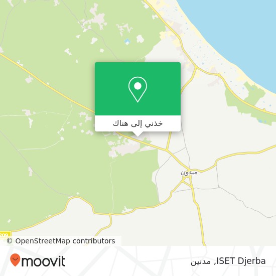 خريطة ISET Djerba