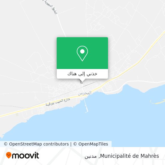خريطة Municipalité de Mahrès