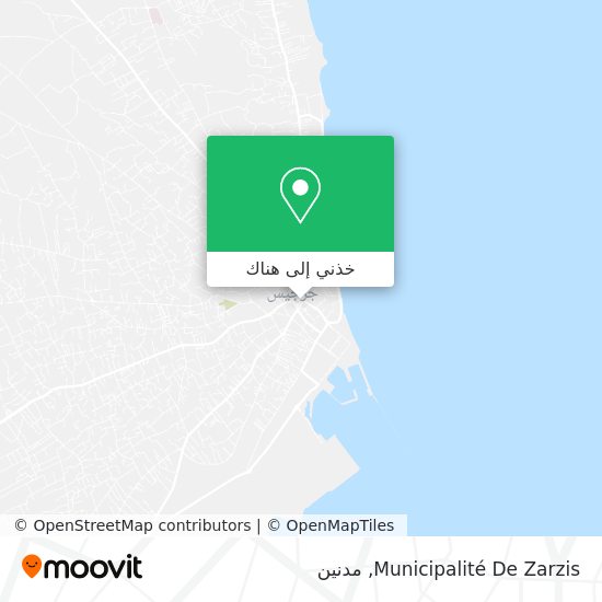 خريطة Municipalité De Zarzis