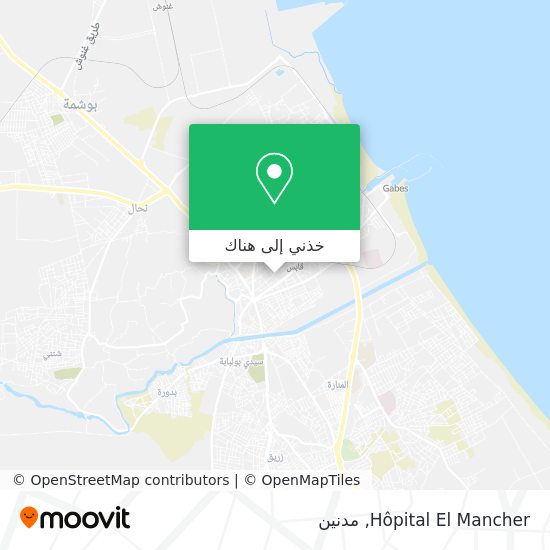خريطة Hôpital El Mancher