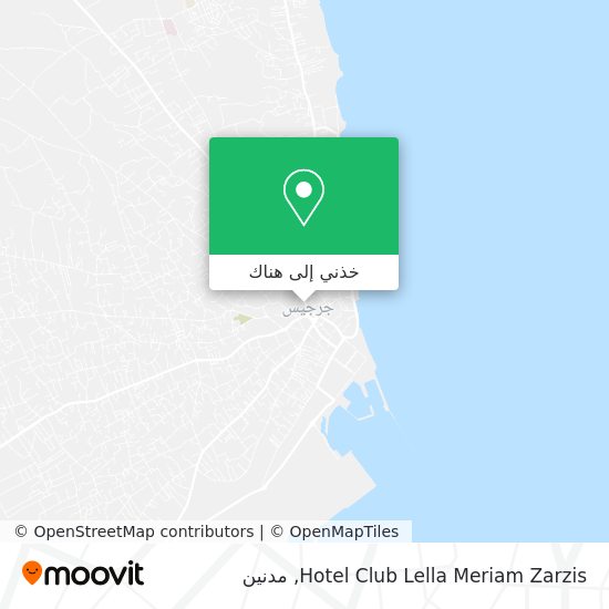 خريطة Hotel Club Lella Meriam Zarzis