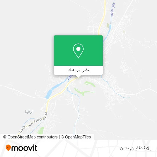 خريطة ولاية تطاوين