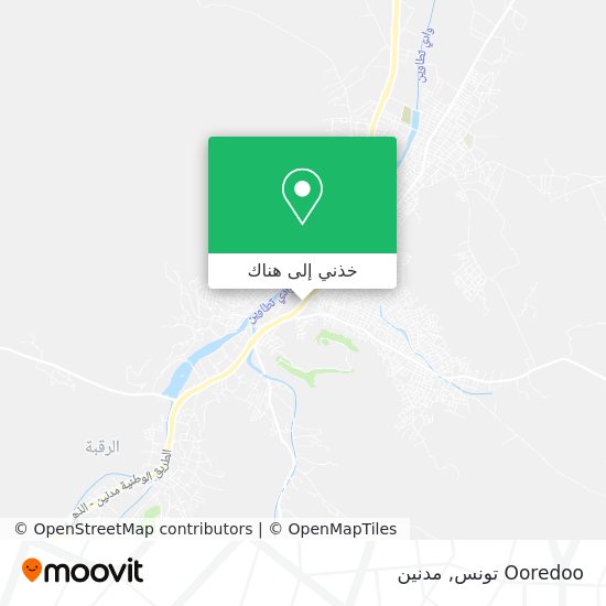 خريطة Ooredoo تونس