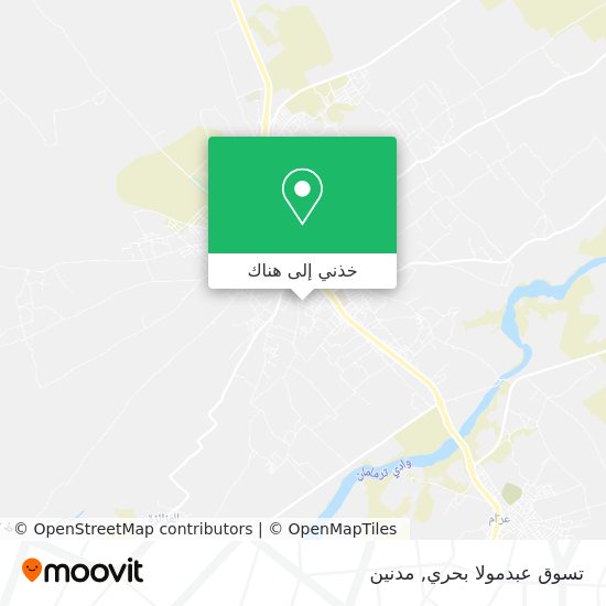 خريطة تسوق عبدمولا بحري
