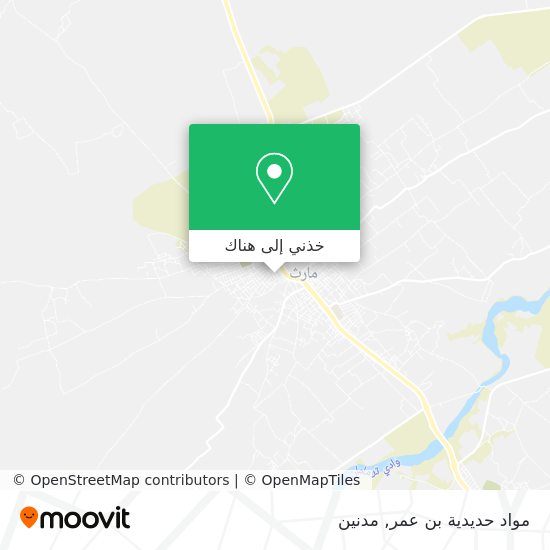 خريطة مواد حديدية بن عمر