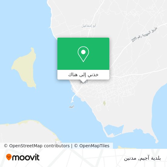 خريطة بلدية آجيم