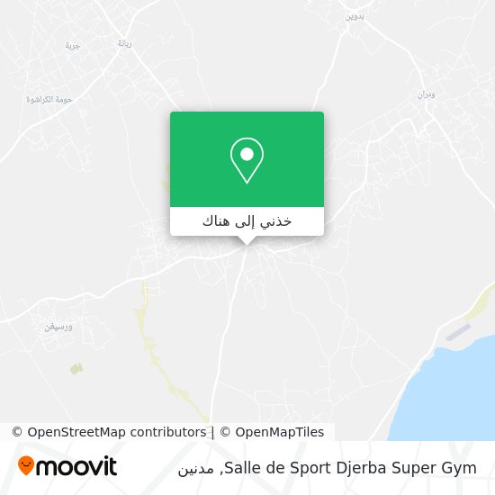 خريطة Salle de Sport Djerba Super Gym