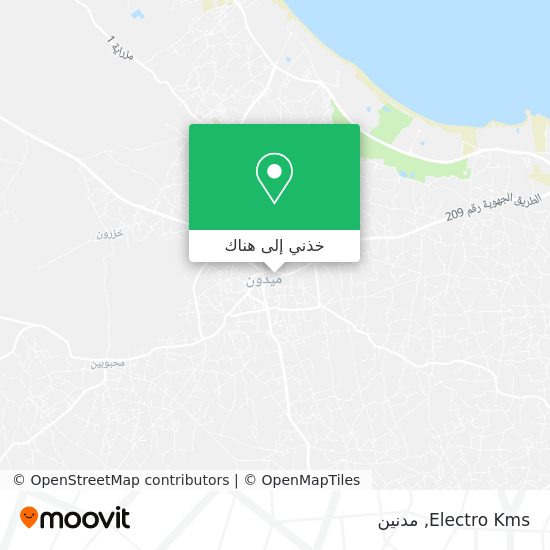 خريطة Electro Kms