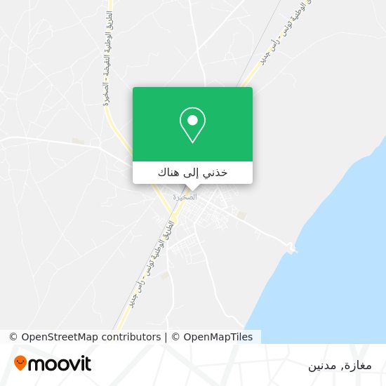 خريطة مغازة