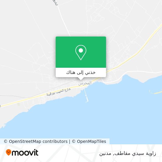 خريطة زاوية سيدي مقاطف